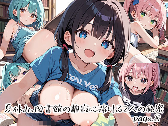 夏休み、図書館の静寂に溶ける2人の秘密page.8