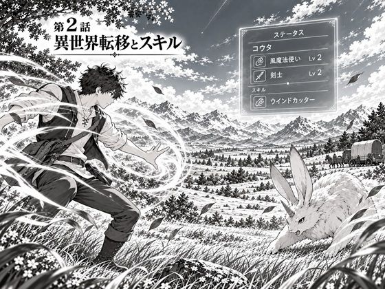 【第2話】社畜だけど転移先の異世界で【ジョブ設定スキル】を駆使して世界滅亡の危機に立ち向かう  〜【最強ハーレム】を築くまで、俺は止まらねぇからよぉ！〜